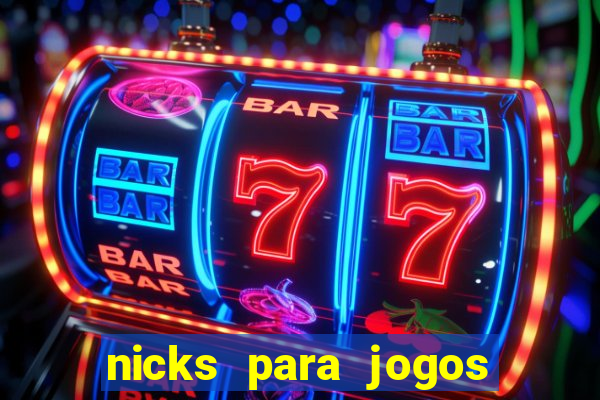 nicks para jogos de tiro